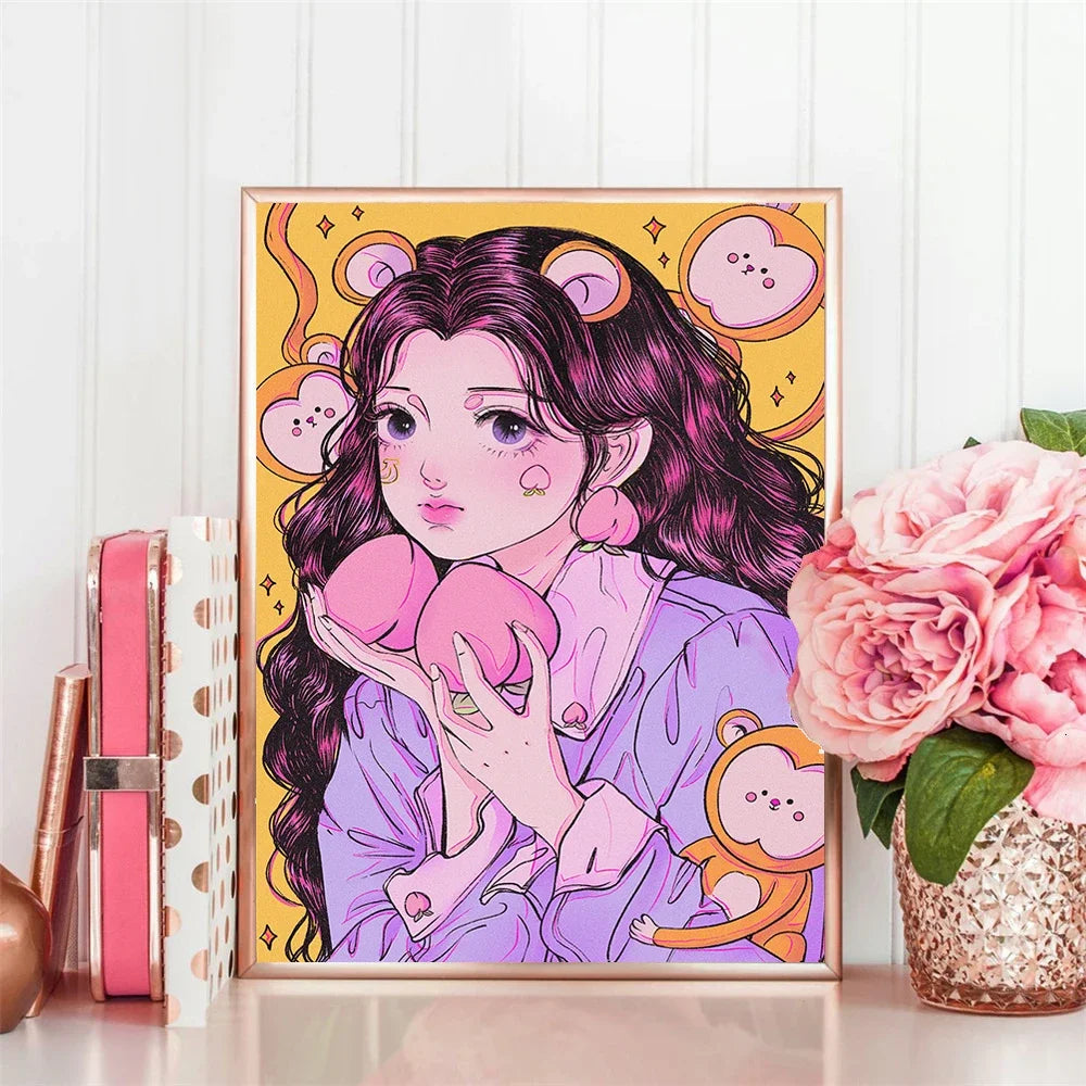 Pink Elegance Diamond Painting