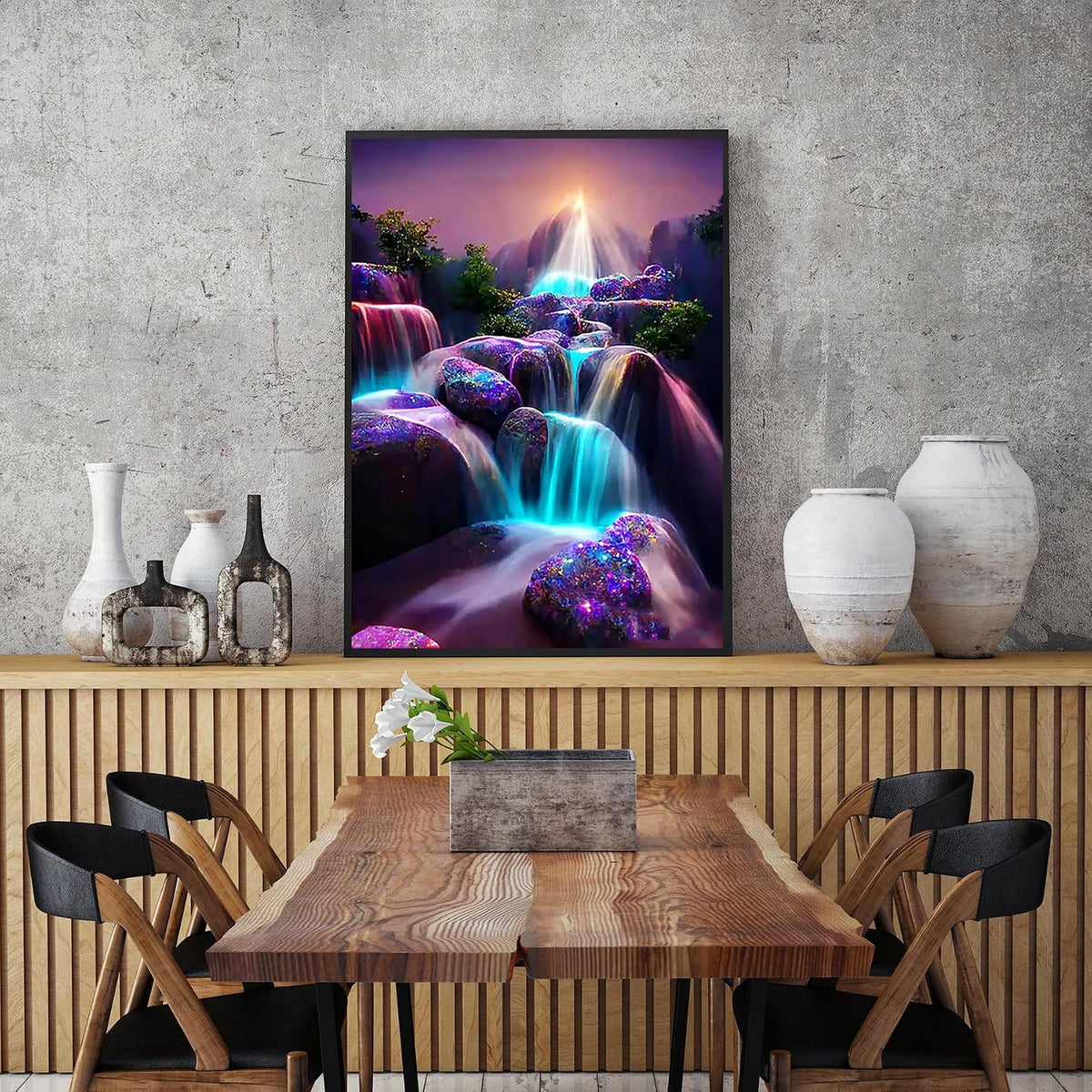 5D Diamond Painting Kits for Adults, Waterfall Diamond Art Kits for Adults