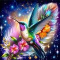 5D Hummingbird Diamond Art Kits for Adults Beginners 13.8X13.8 Inch