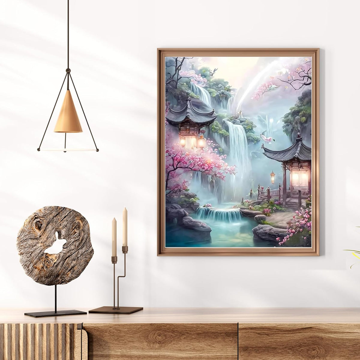 Diamond Painting Kit - Ancient Pavilions 12X16Inch