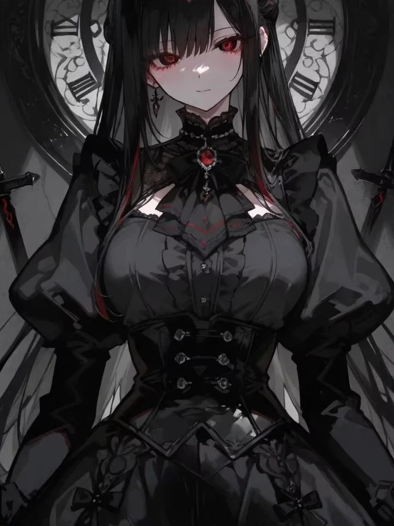 Gothic Girl Anime Diamond Painting Kit