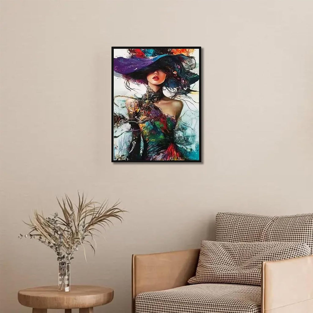 Vintage Fashion Women Diamond Painting Kit