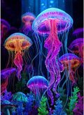 Jellyfish Diamond Art Painting Kit 