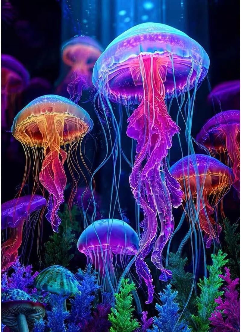 Jellyfish Diamond Art Painting Kit 