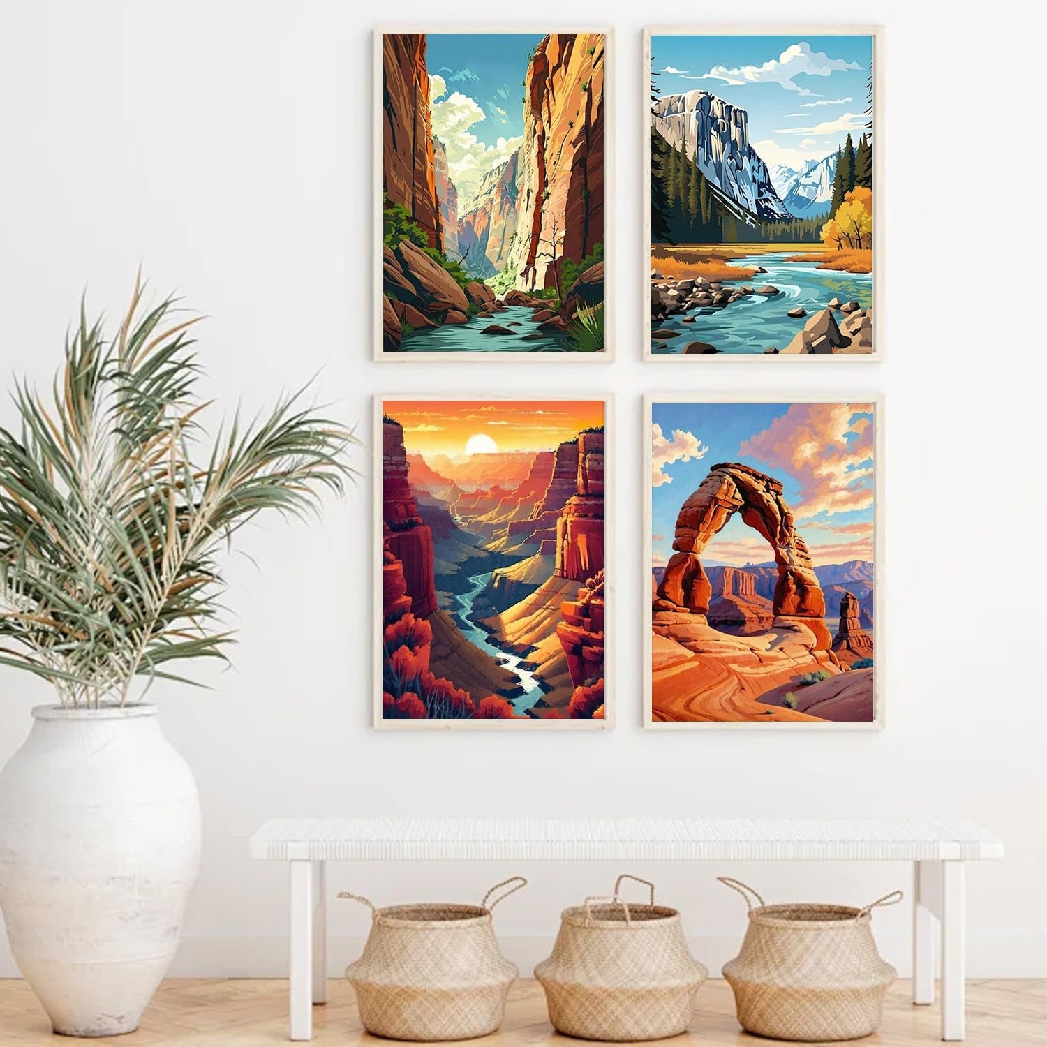 4 Pack Diamond Art Kit Desert