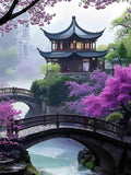 Diamond Art Kits for Adults,Mount Fuji Diamond Art Painting Kits for Adults