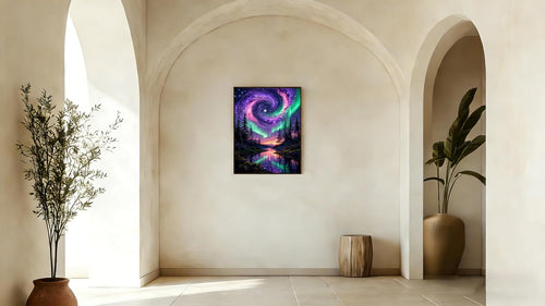Aurora Borealis Diamond Painting Kit 12X16"