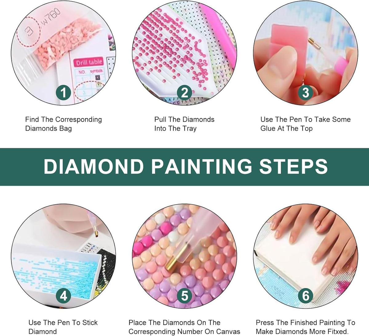 Diamond Art Kits for Adults, Hummingbird Diamond Painting Kits