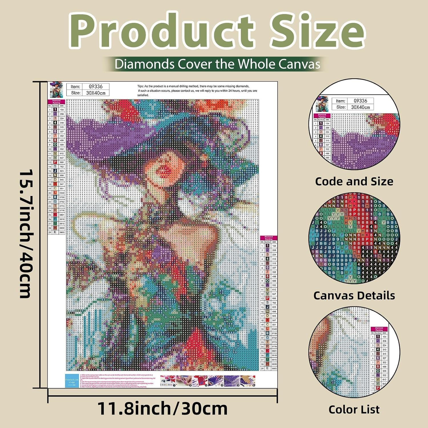 Vintage Fashion Women Diamond Painting Kit