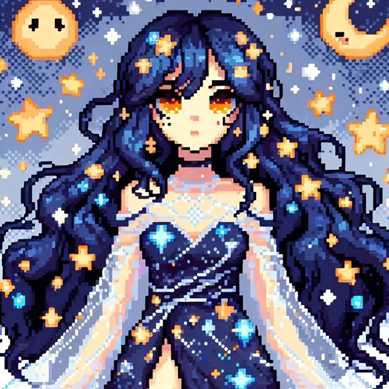 Pixel Fairy Diamond Painting Kit