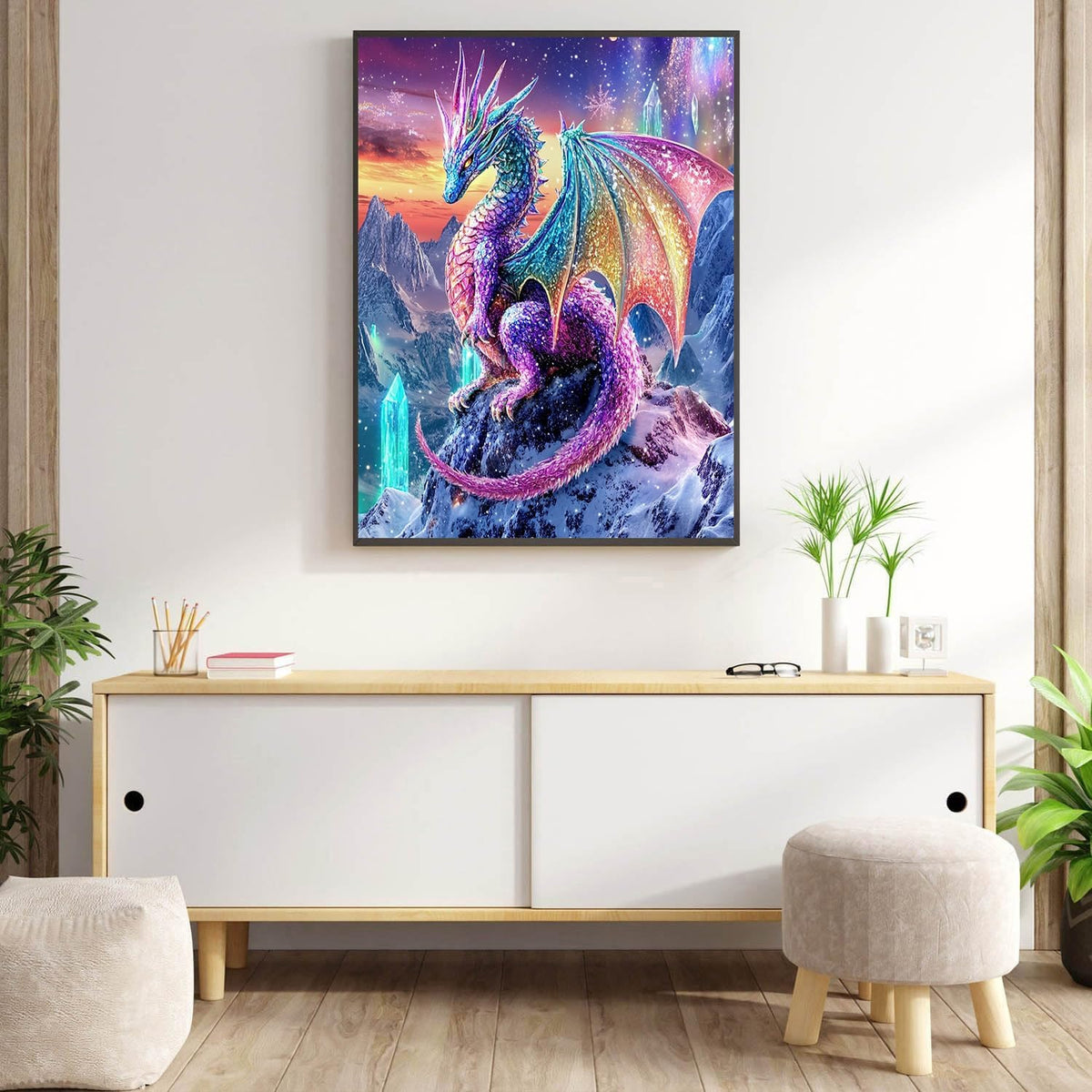 Dragon Diamond Painting Kit 12X16In