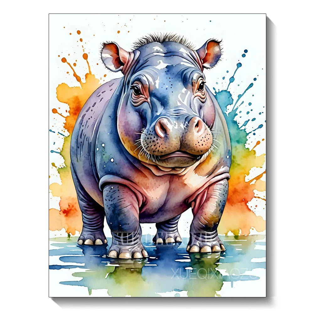 Watercolor Animal Series Diamond Painting Kits