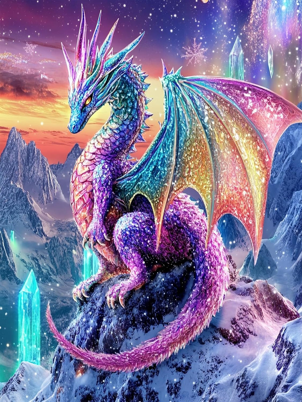 Dragon Diamond Painting Kit 12X16In