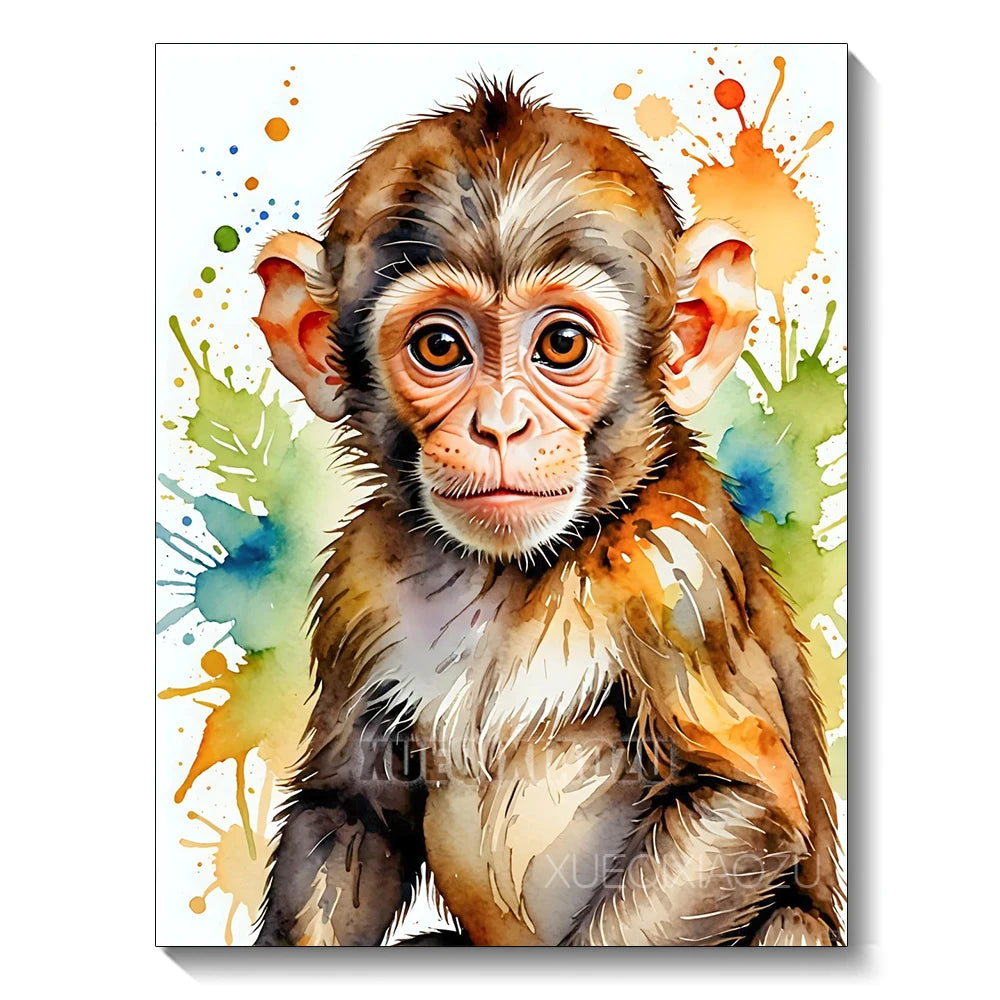 Watercolor Animal Series Diamond Painting Kits