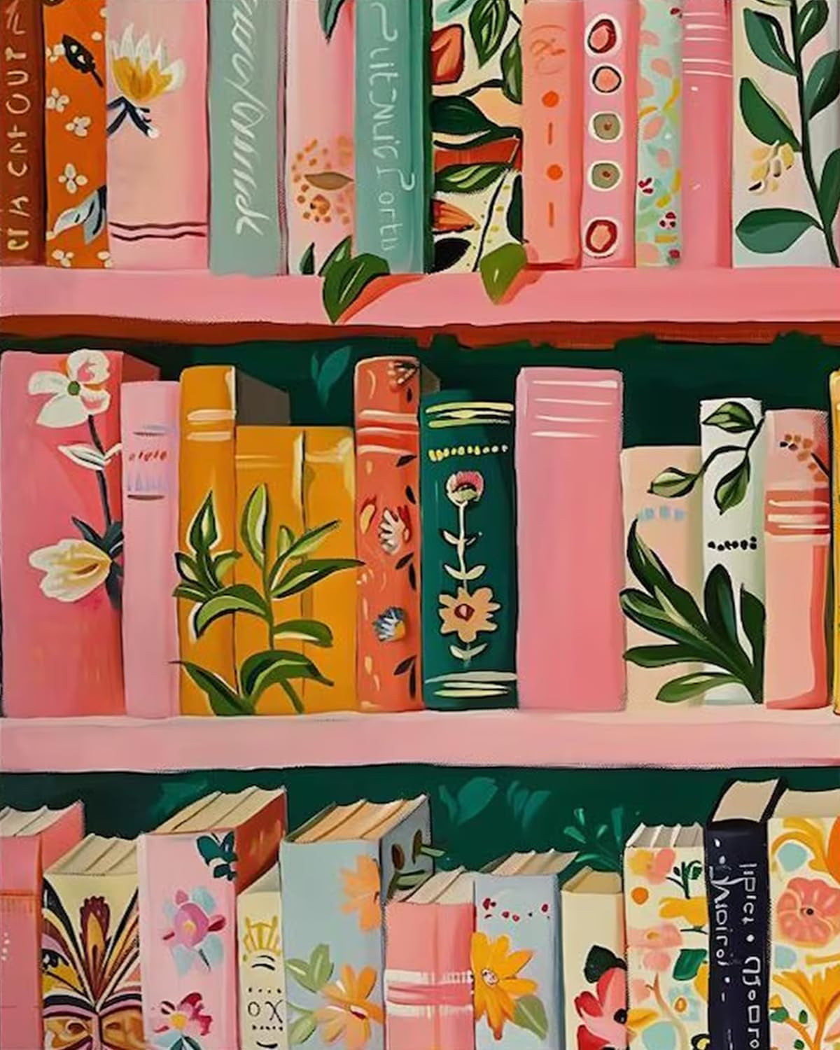 Bookshelf Diamond Painting Kit