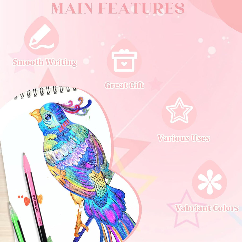 Glitter Gel Pen Set of 48 Colors