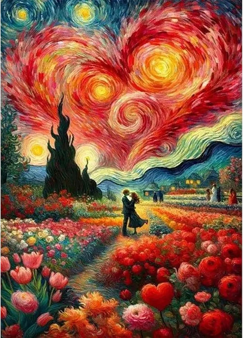 Van Gogh Style Diamond Painting Kit 12X16 Inch
