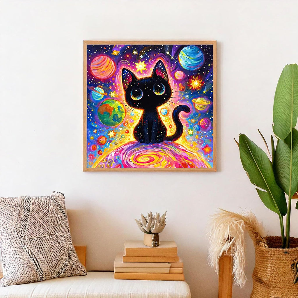 Black Cat Diamond Art Kit