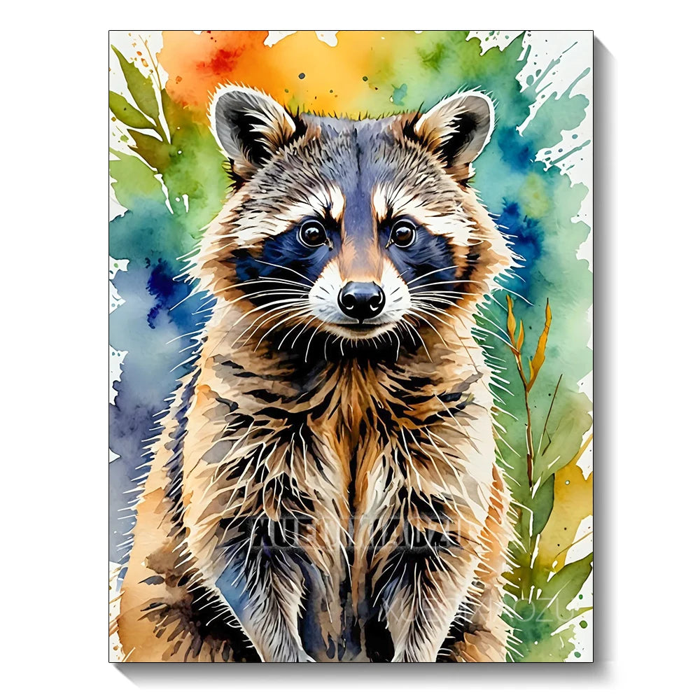 Watercolor Animal Series Diamond Painting Kits