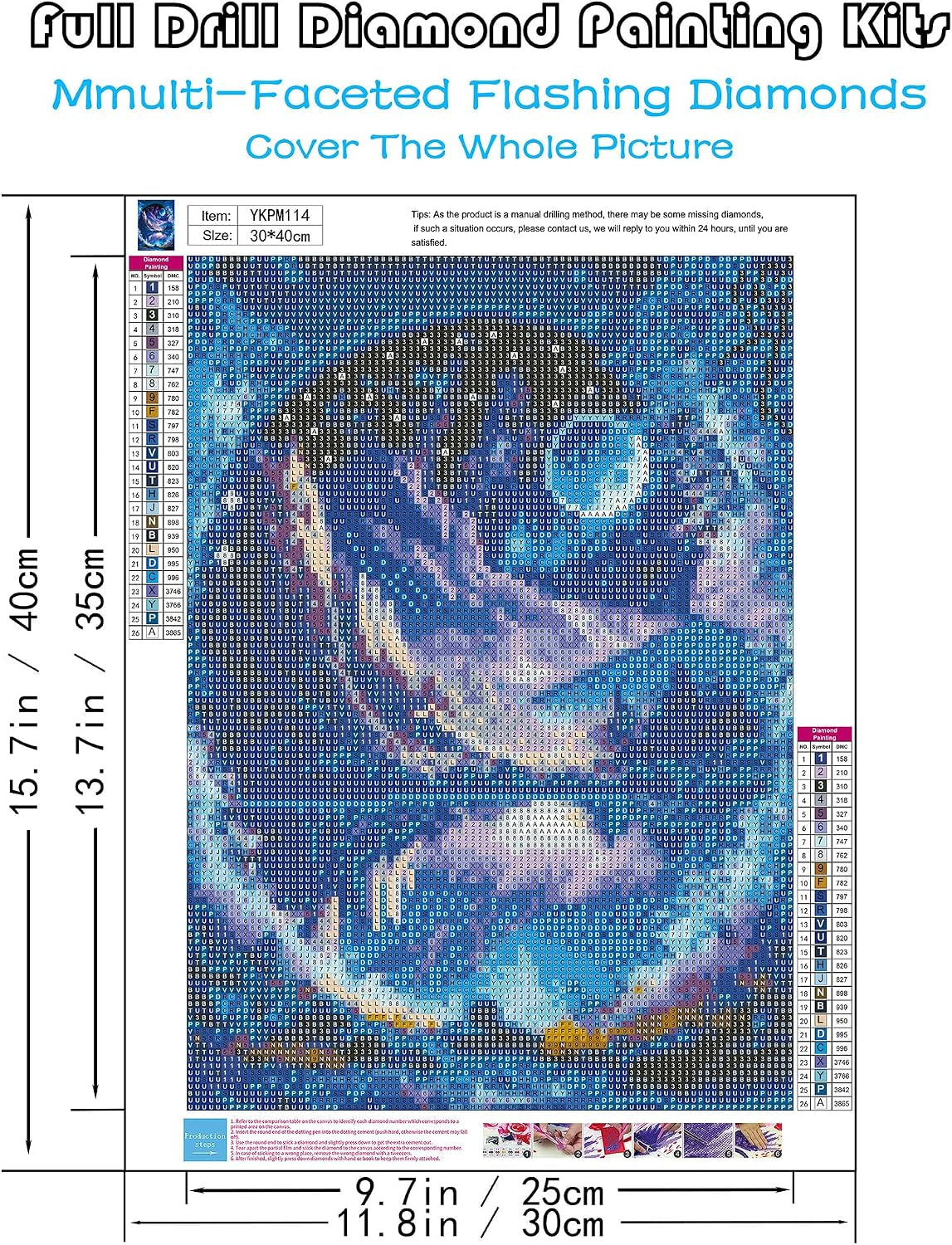 5D Diamond Painting Kits for Adults, Landscape Diamond Art Kits for Adults
