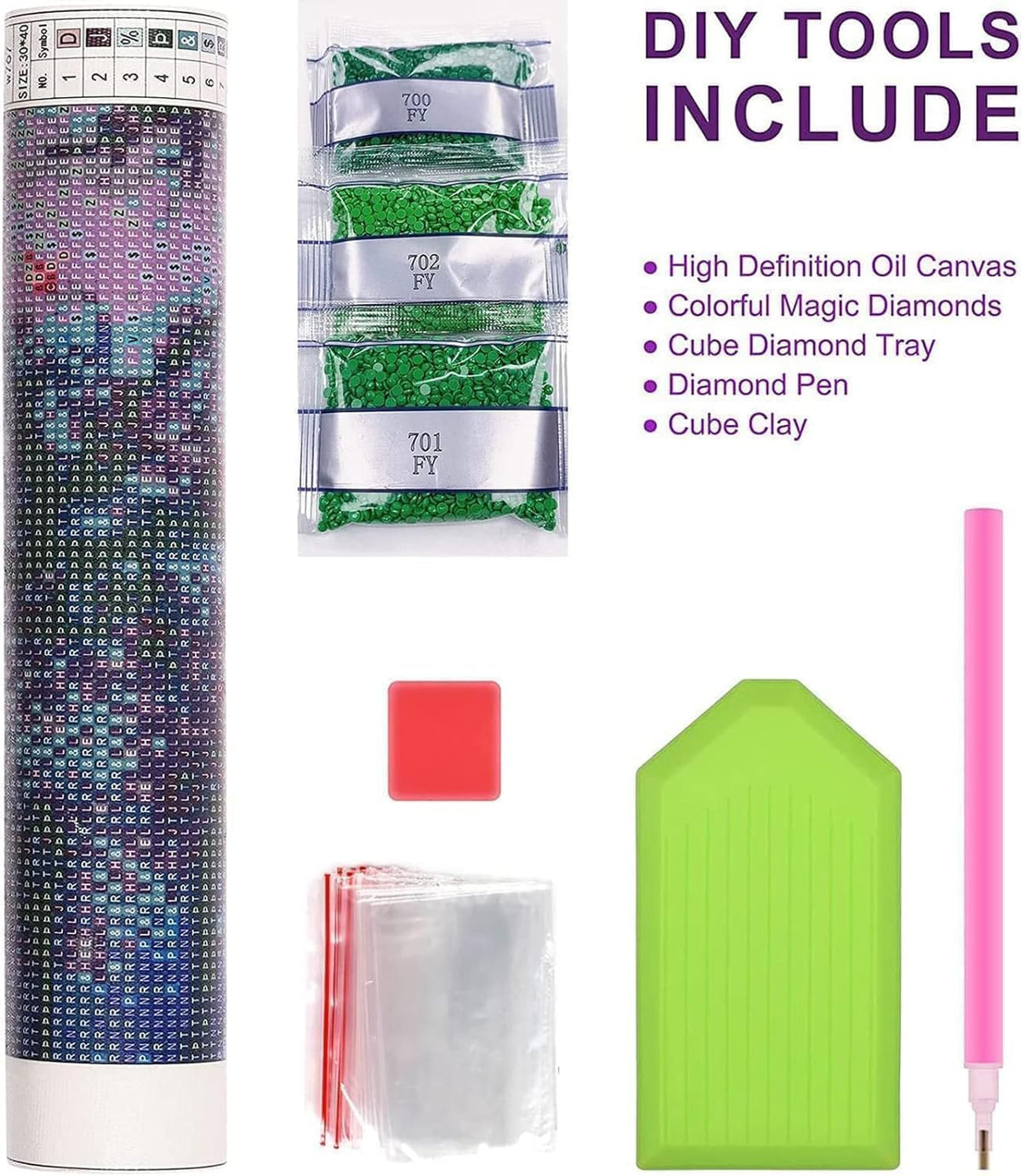 Exotic Charm Diamond Art Kits for Adult Diamond Painting Kit for Beginner