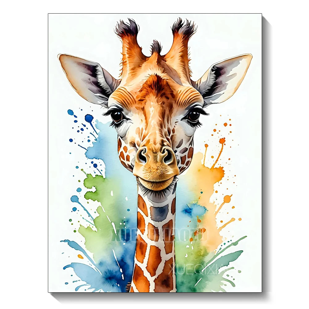 Watercolor Animal Series Diamond Painting Kits