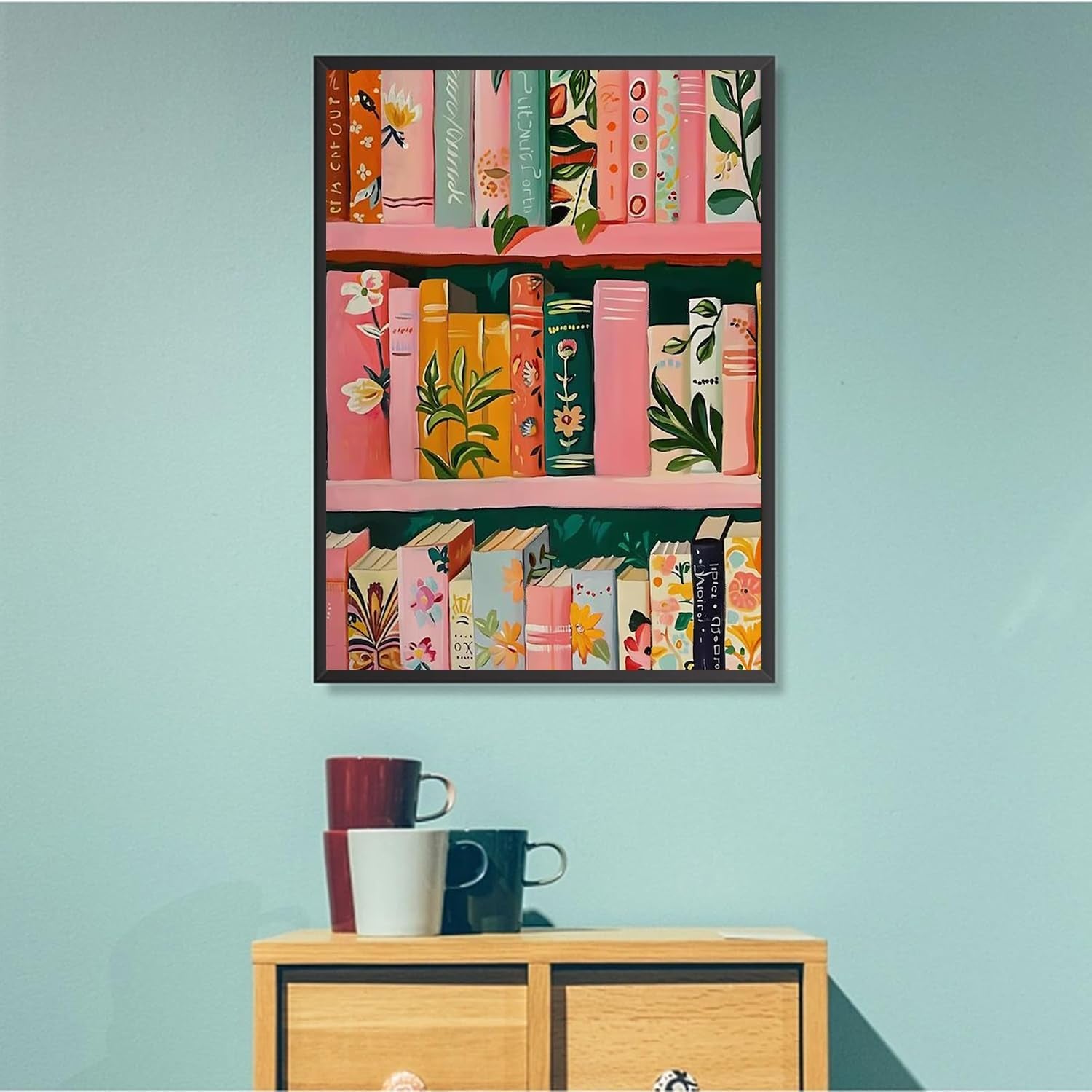 Bookshelf Diamond Painting Kit