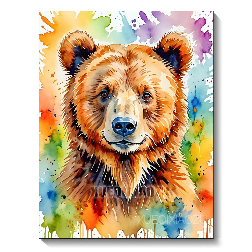 Watercolor Animal Series Diamond Painting Kits