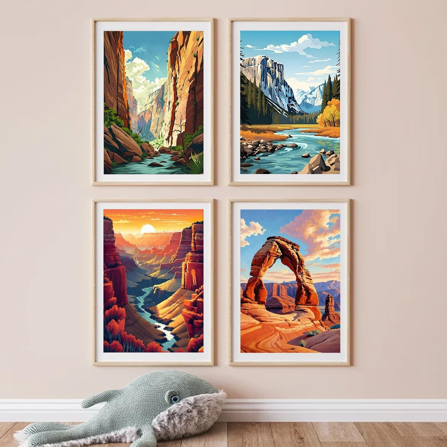 4 Pack Diamond Art Kit Desert