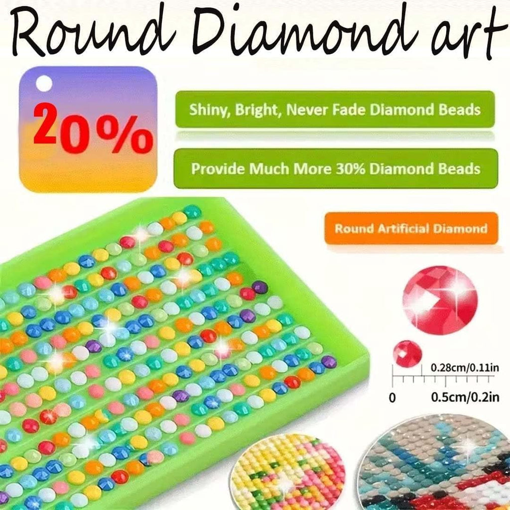 5D Oriental Lady Diamond Art Kits for Adults,Moon Diamond Dot Art Kits