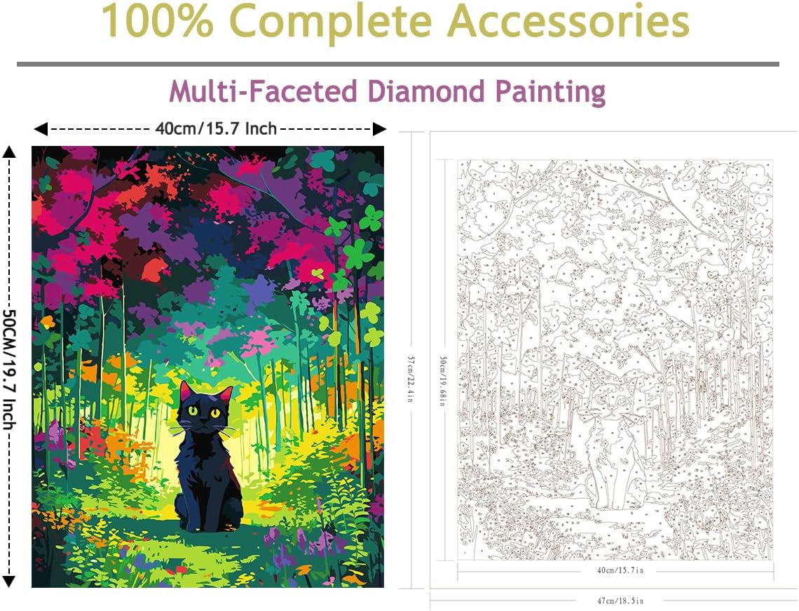 Colorful Cat Diamond Kits 