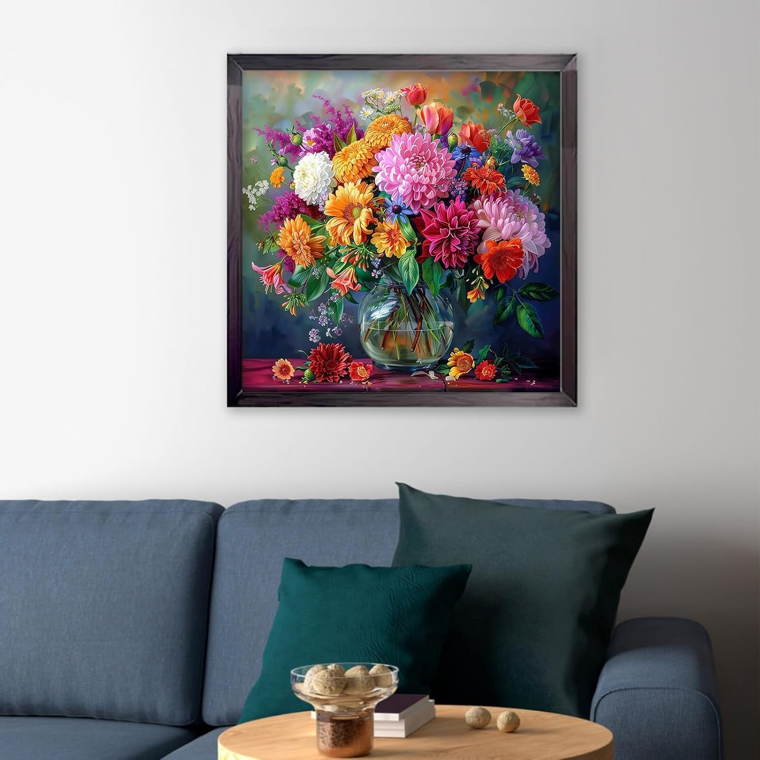 Flower Diamond Art Kits 12X12In
