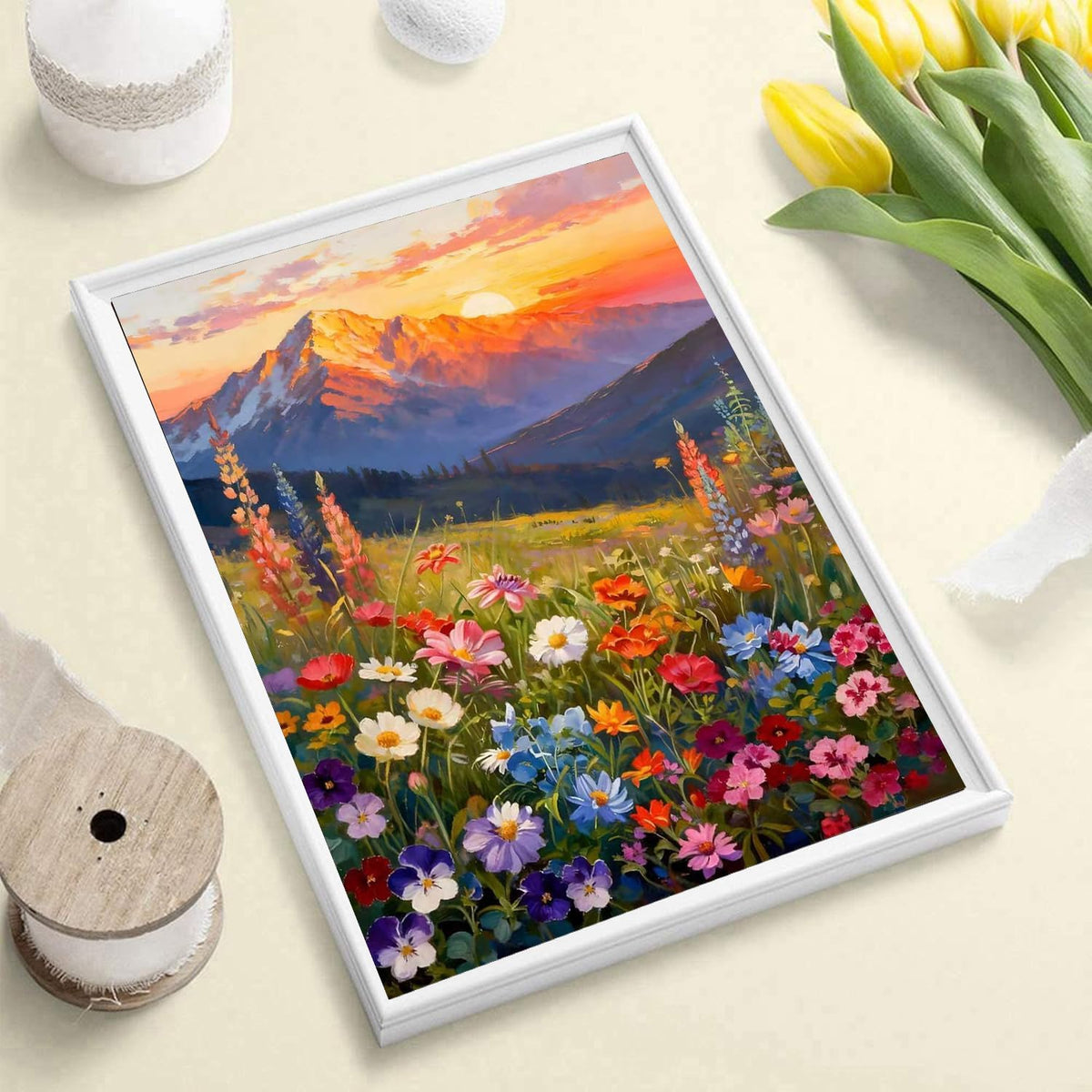 Flowers Diamond Art Kit
