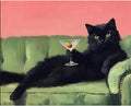Diamond Art Kits for Adults,Black Cat Diamond Painting Kits 12X16 Inch