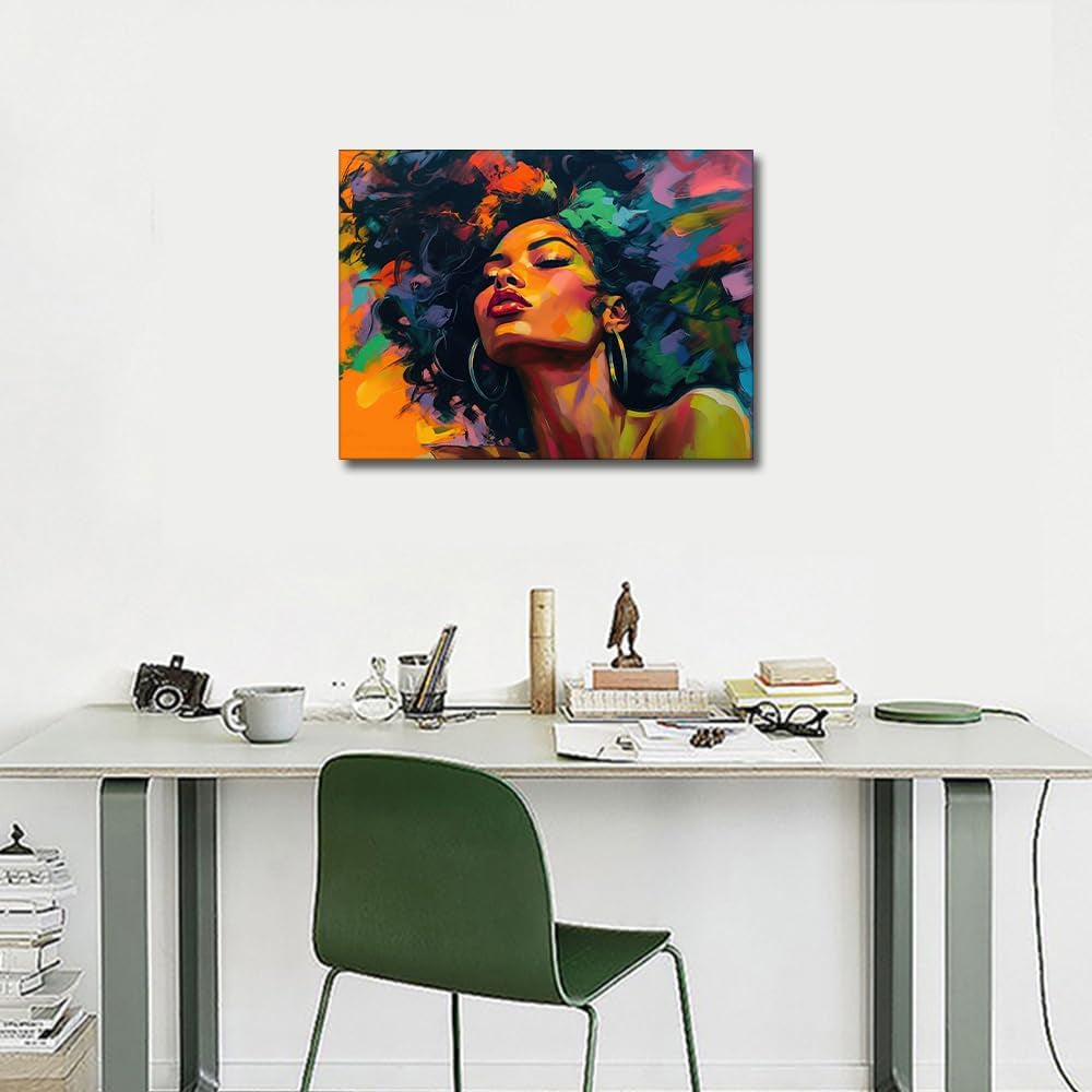 Black Girl Diamond Art Kit