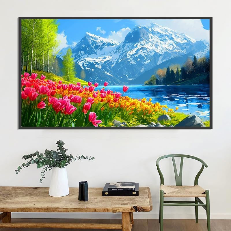5D Diamond Art Kits for Adults Large Size Diamond Painting Kit 27.6X15.8In