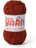 （Coffee） Fluffy Velvet Crochet Yarn 65.6 yards