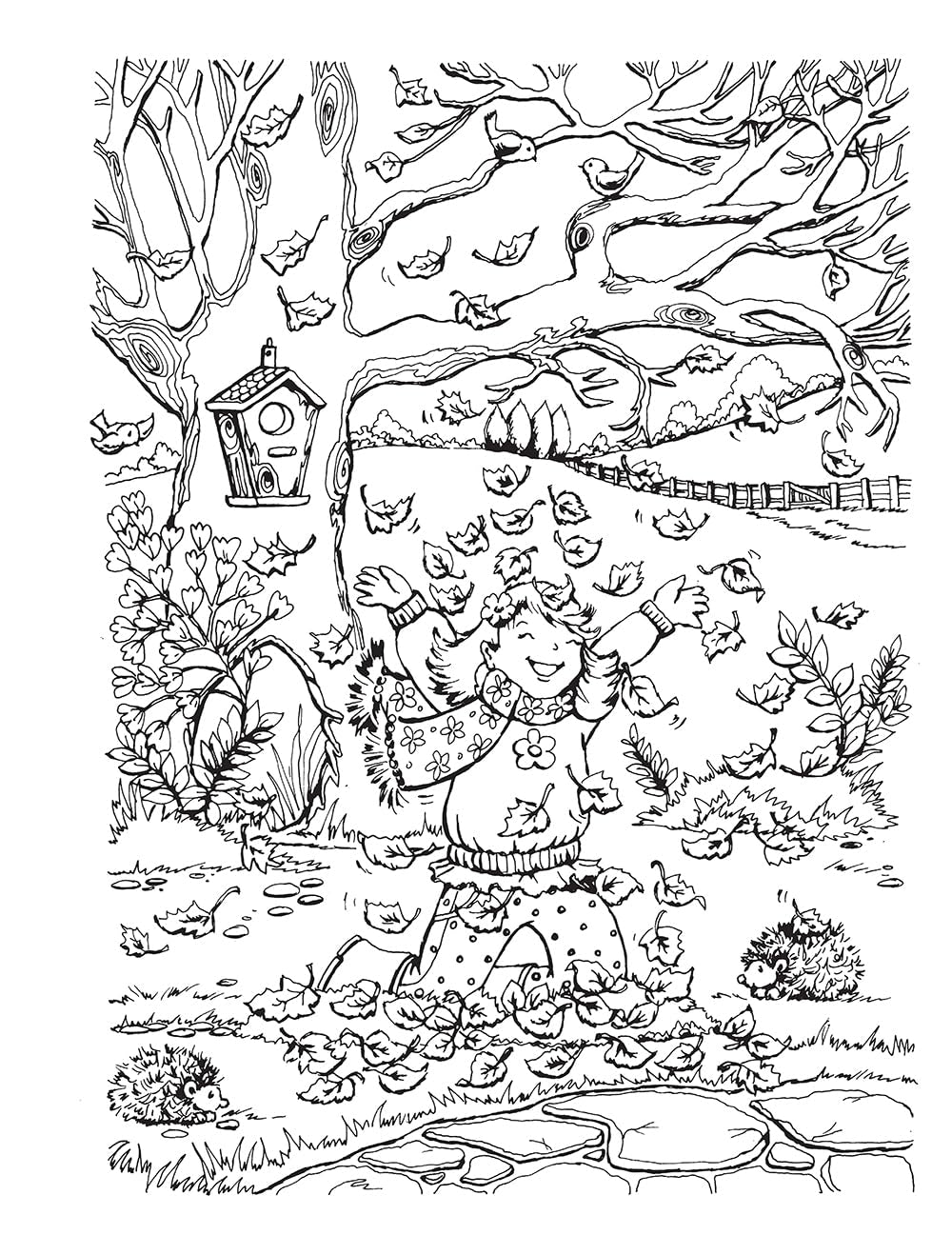  Autumn Season Coloring Book 