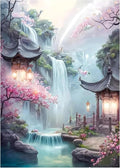 Diamond Painting Kit - Ancient Pavilions 12X16Inch