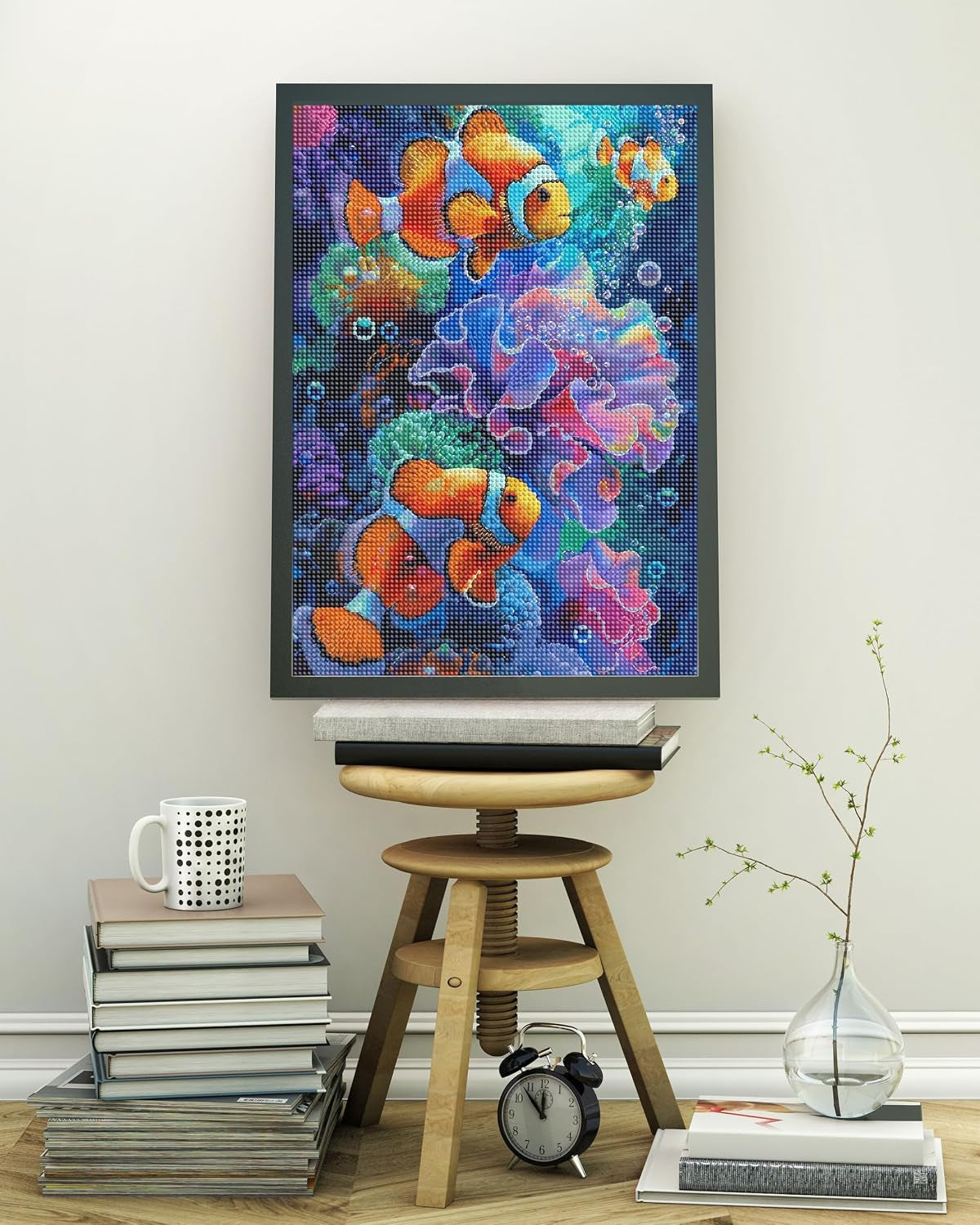 Clownfish Diamond Painting Kit 11.8 X15.7 Inch