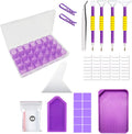 46PCS Diamond Painting Tools Accessories Kits Pens Tweezers Glue Correction