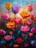 Tulip Diamond Art Kit 12inx16in