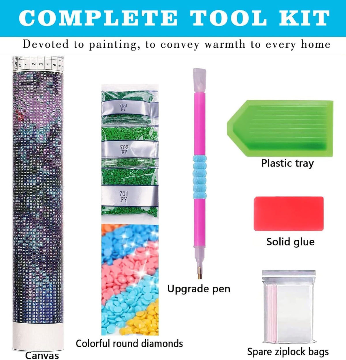 Diamond Art Kits for Adults, Dragon Diamond Painting Kits 14X14 In