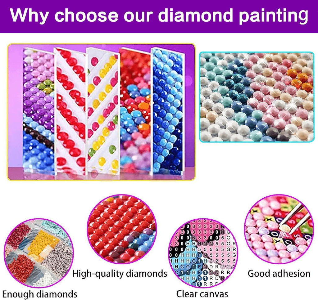 Diamond Art Kits for Adults, Book Diamond Art Painting Kits for Adults