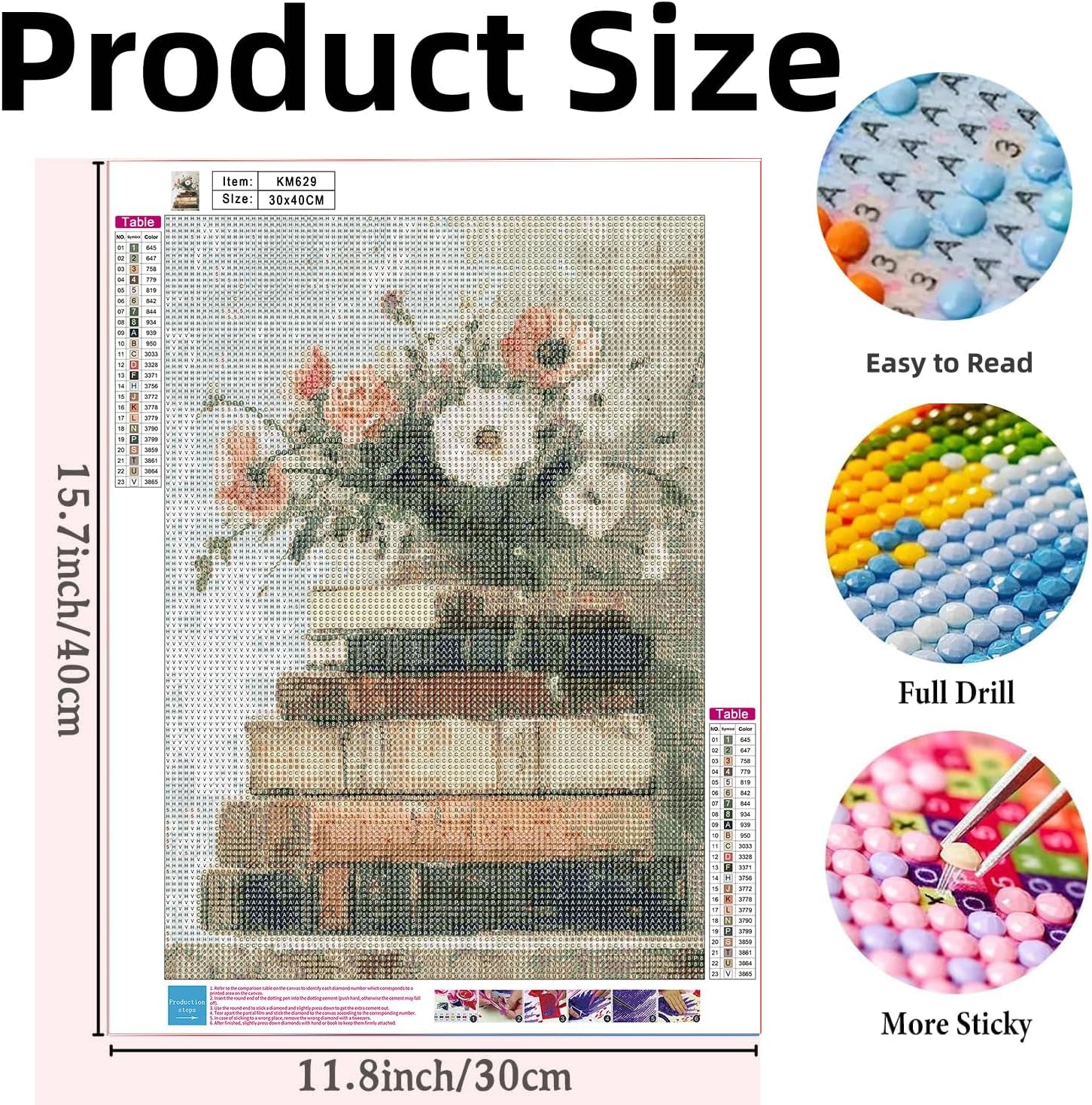Flower Pot Diamond Art Kit