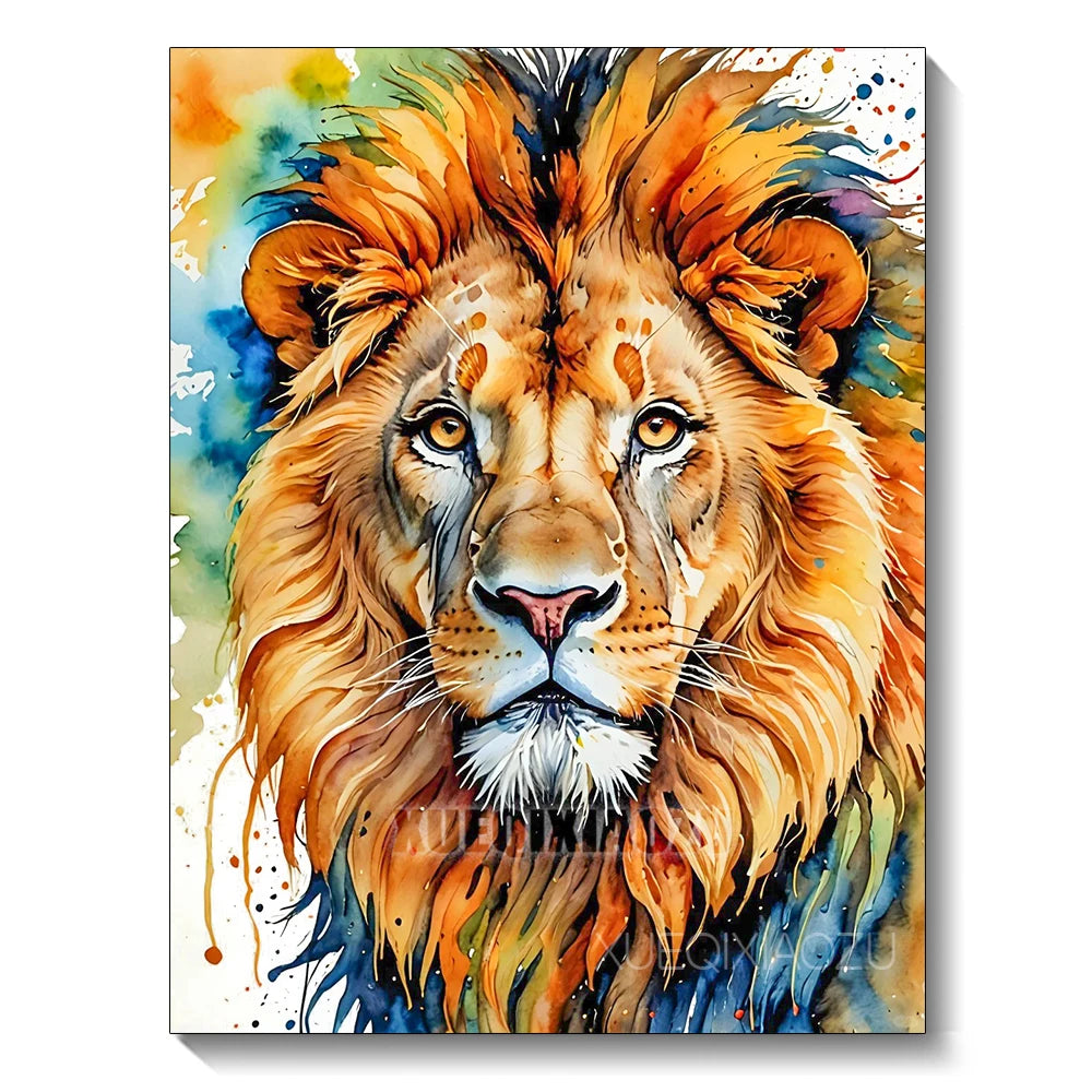 Watercolor Animal Series Diamond Painting Kits