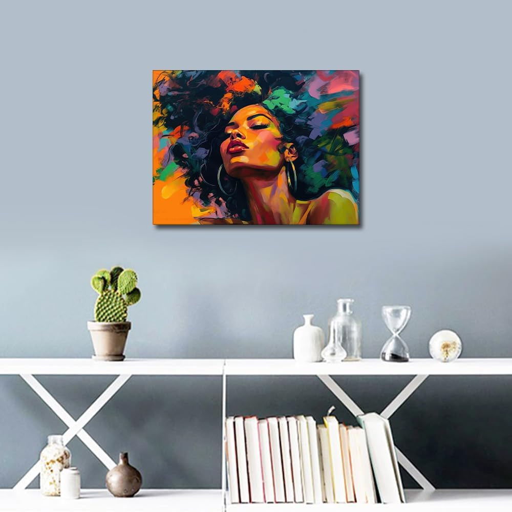 Black Girl Diamond Art Kit