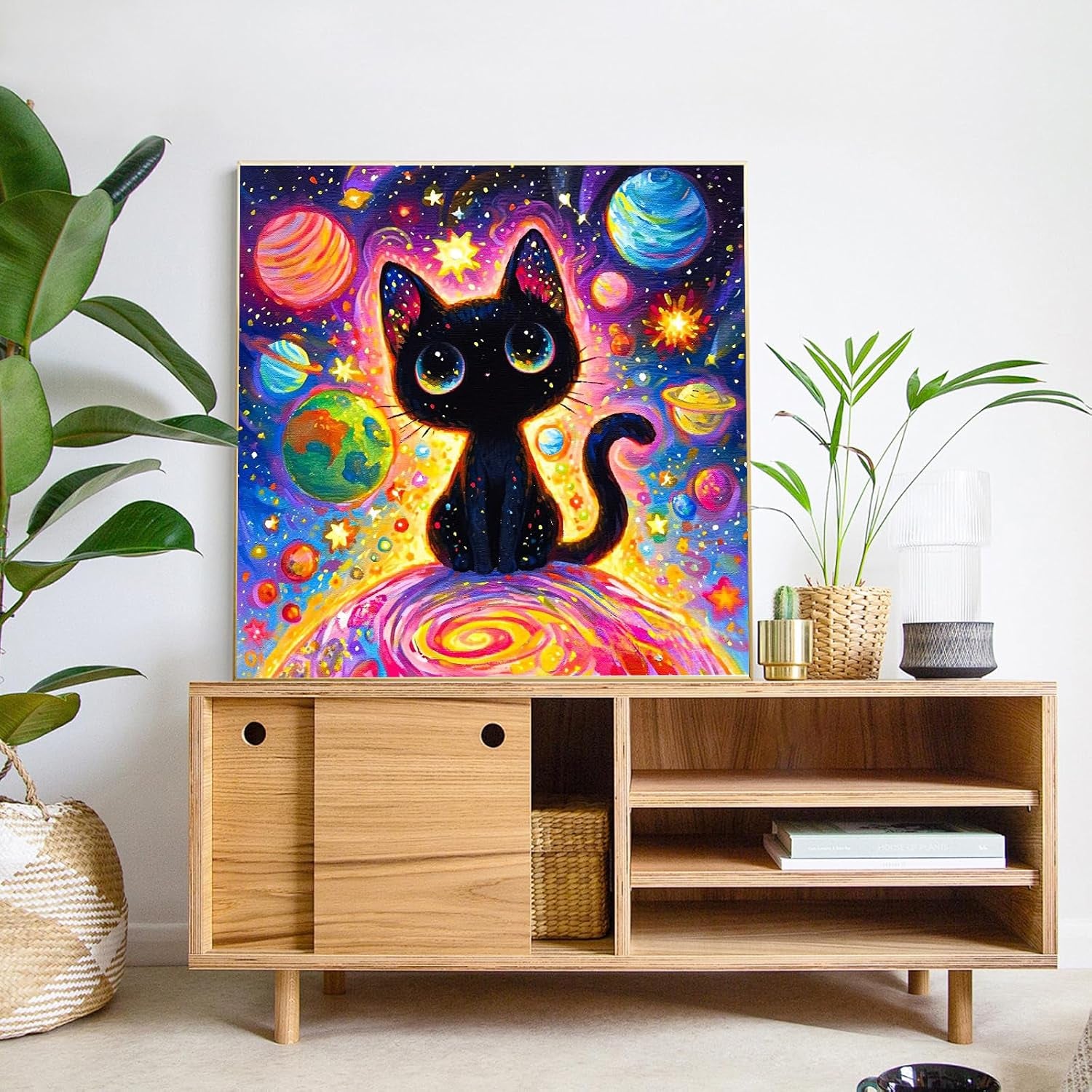Black Cat Diamond Art Kit