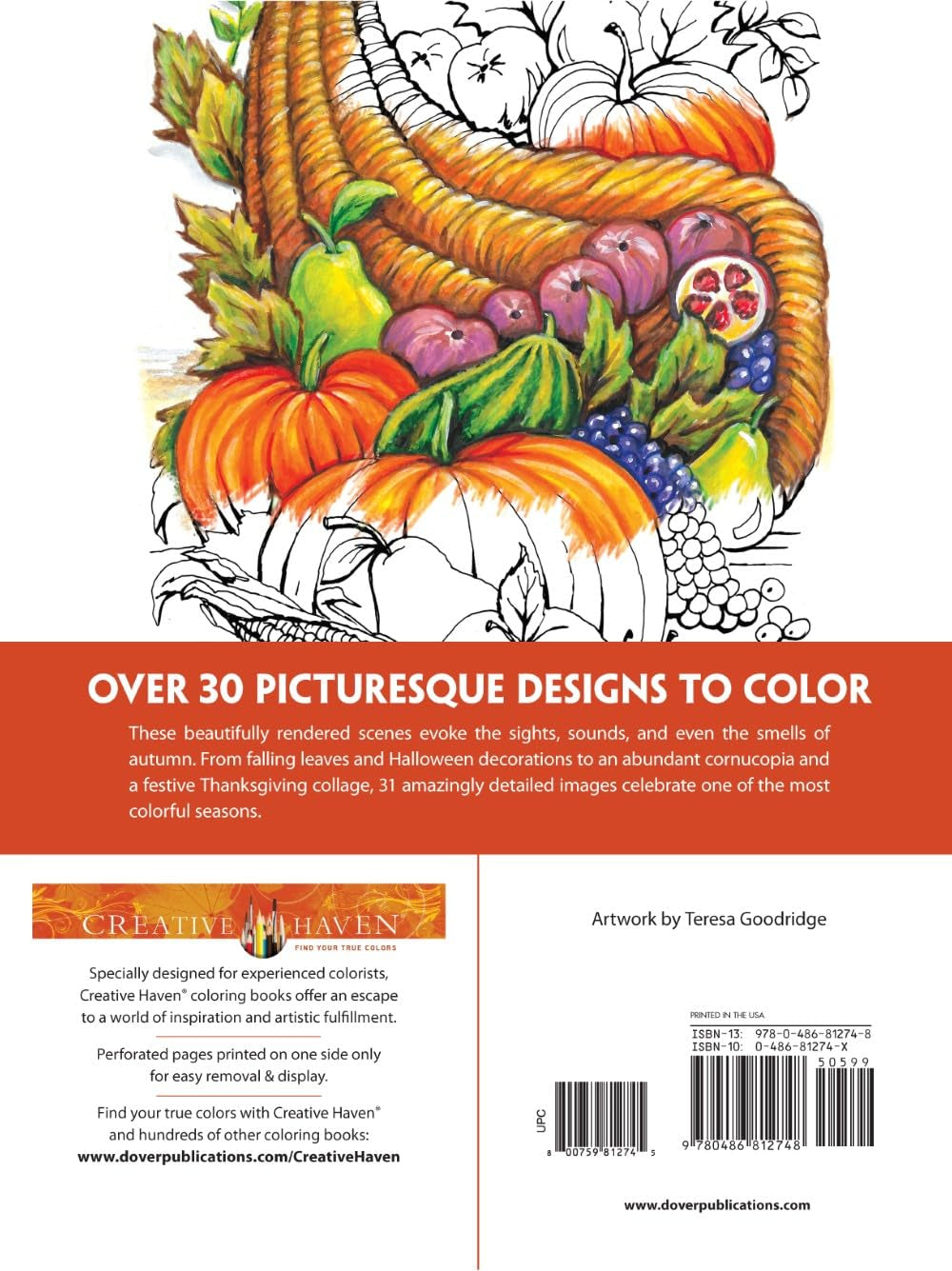  Autumn Season Coloring Book 
