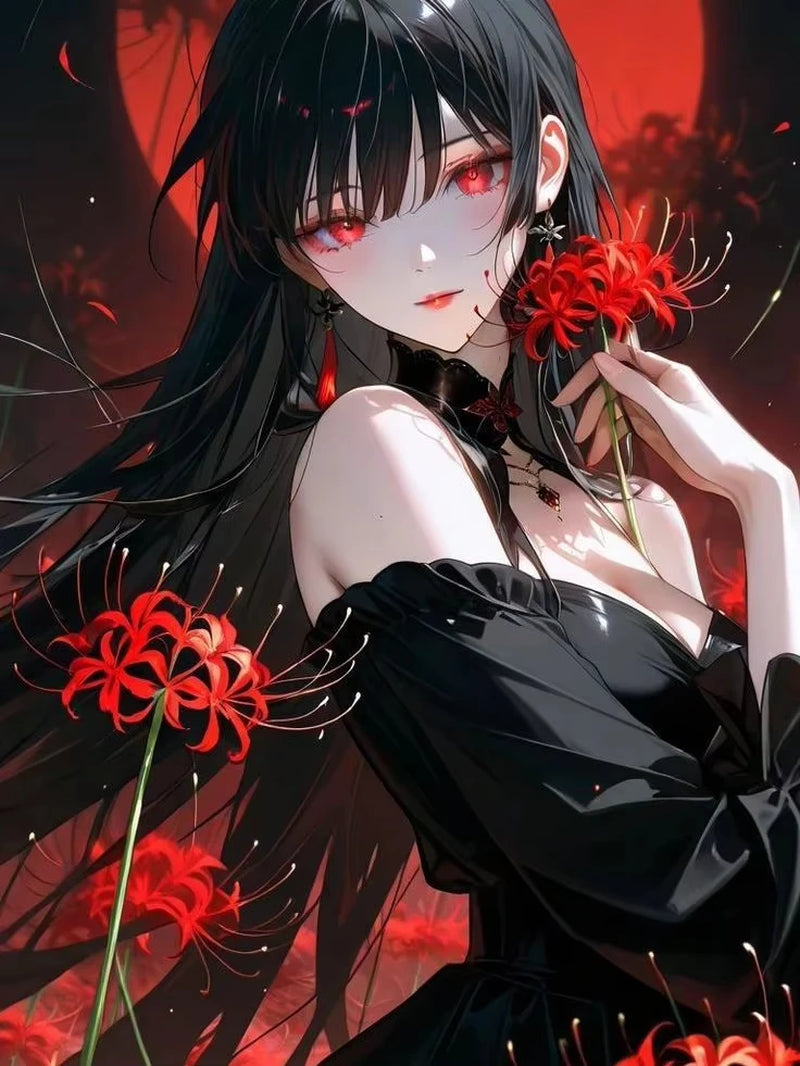 Gothic Girl Anime Diamond Painting Kit